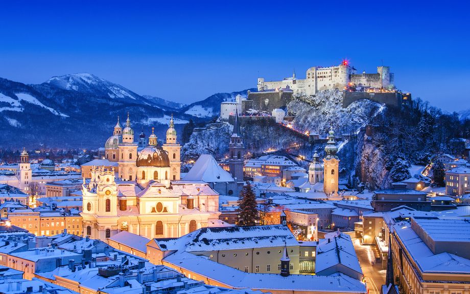 Salzburg im Winter