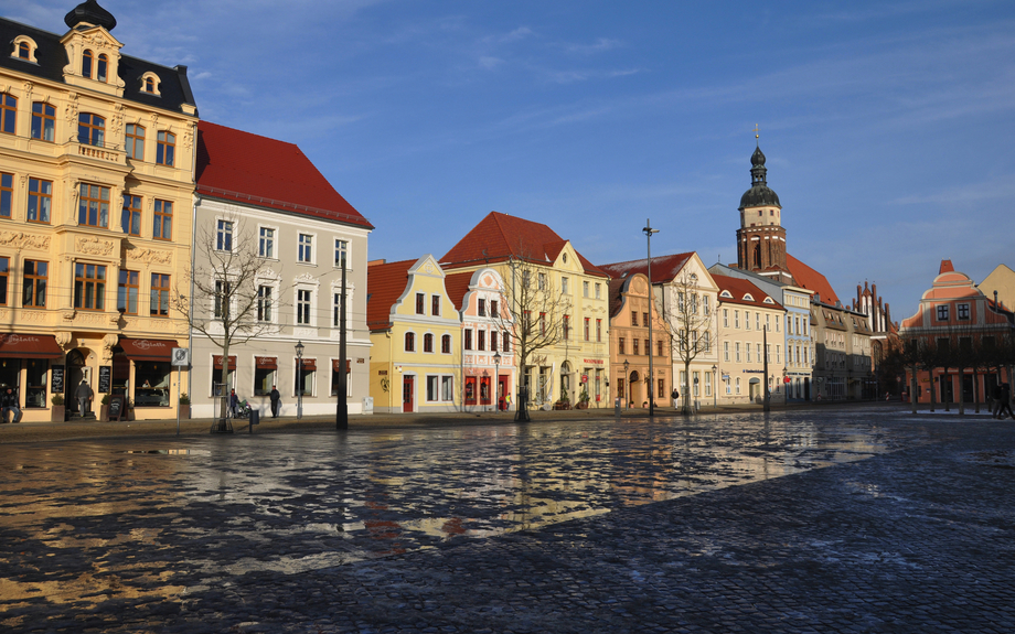 Altmarkt von Cottbus