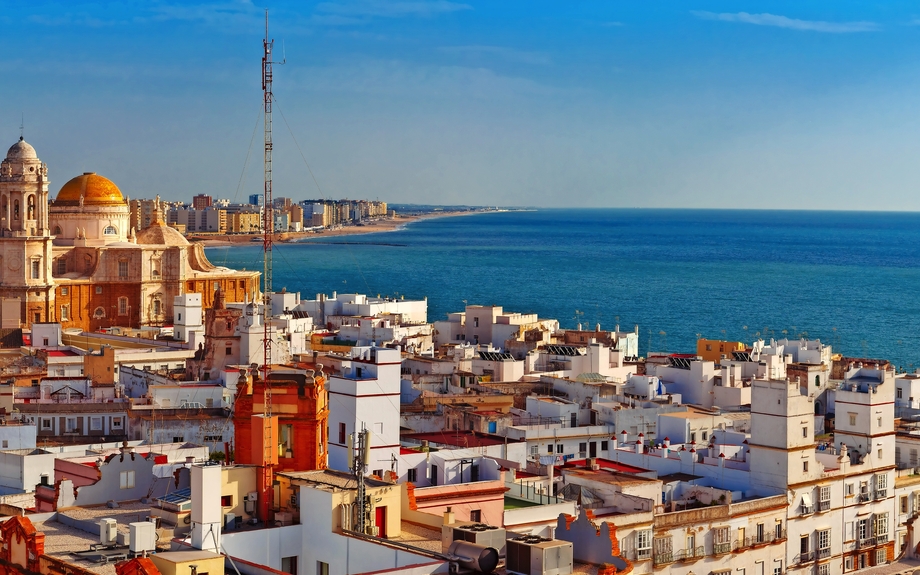 Cathedral de Santa Cruz in Cadiz, Spanien