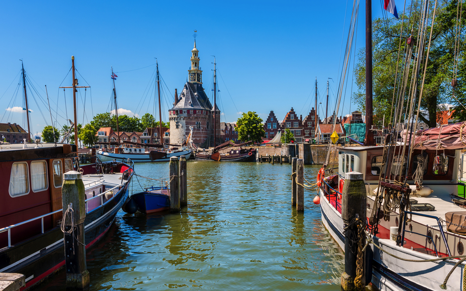 Alter Hafen von Hoorn die Niederlande