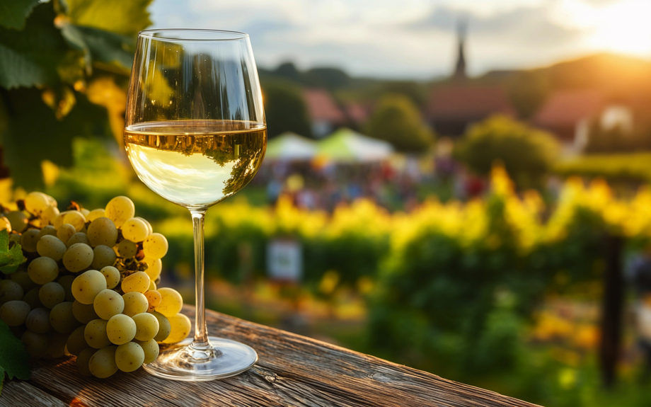 Riesling im Weinglas