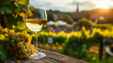 Riesling im Weinglas