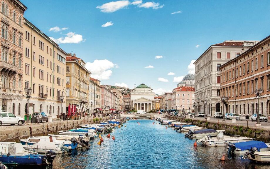 Canal Grande in Triest