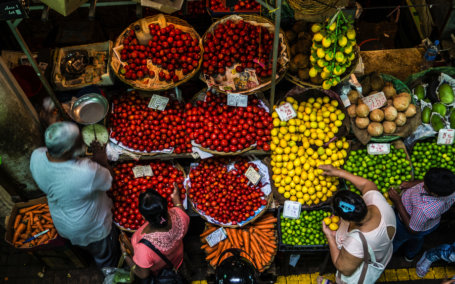 Markt in Port Louis, Mauritius