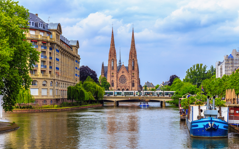 Evangelische Kirche in Straßburg, Frankreich