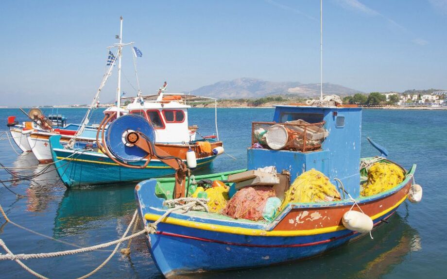 Fischerboote in Mastichari auf der Insel Kos