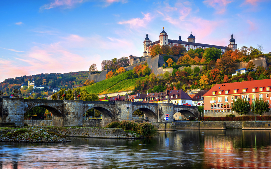 Festung Marienberg oberhalb von Würzburg