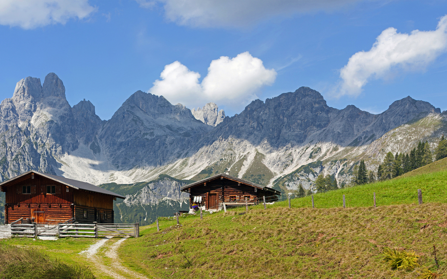 Panorama auf der Sulzenalm in Filzmoos