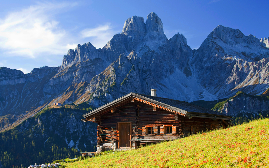 Auf der Sulzenalm mit der Bischofsmütze