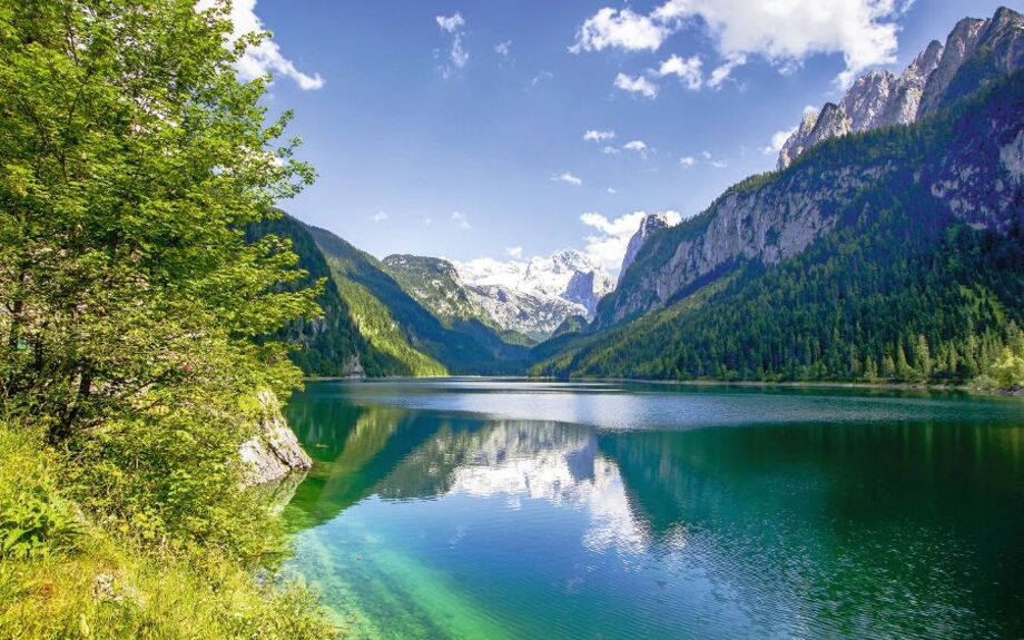 Blick vom Gosausee auf den Dachstein