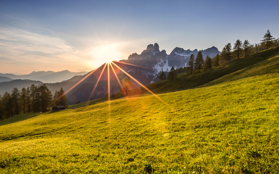 Sonnenuntergang an der Bischofmütze