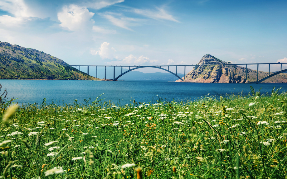 Brücke zur Insel Krk