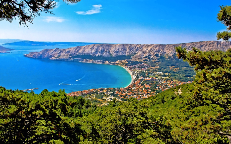 Ba?ka auf der kroatischen Insel Krk