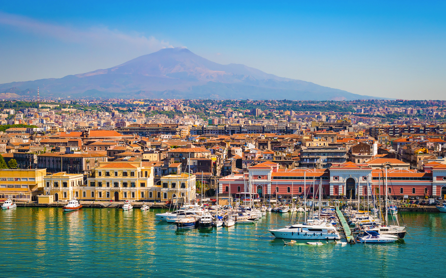 Catania auf Sizilien, Italien