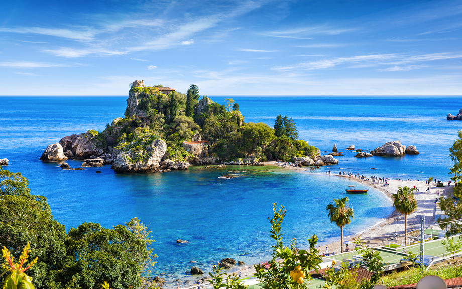 Isola Bella vor der Ostküste Siziliens