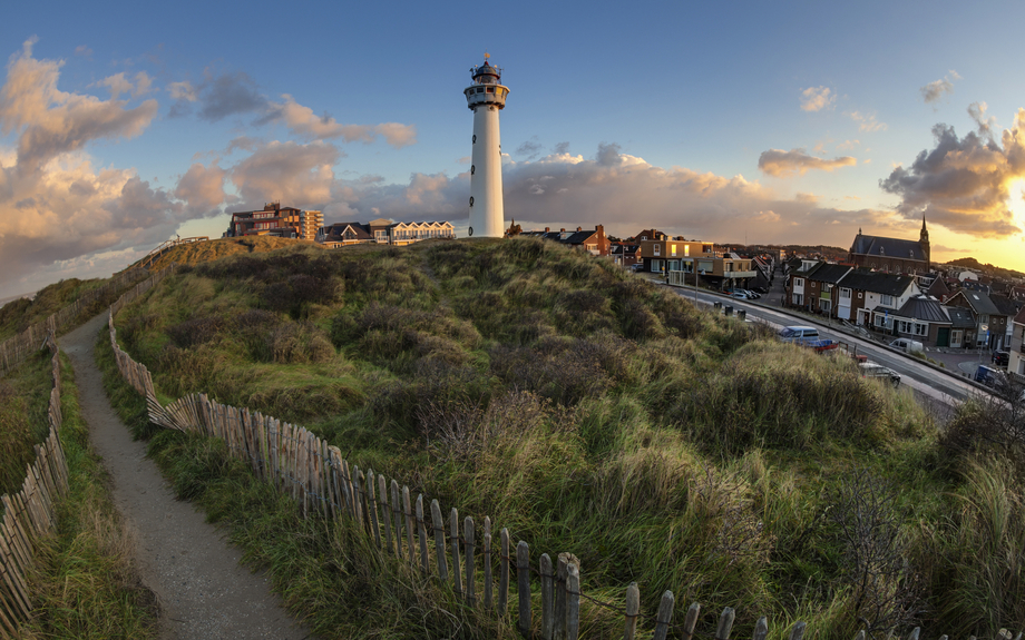 Leuchtturm bei Egmond aan Zee