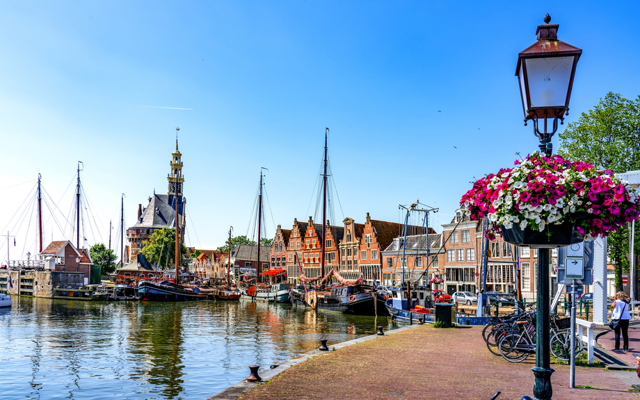 historischer Hafen von Hoorn