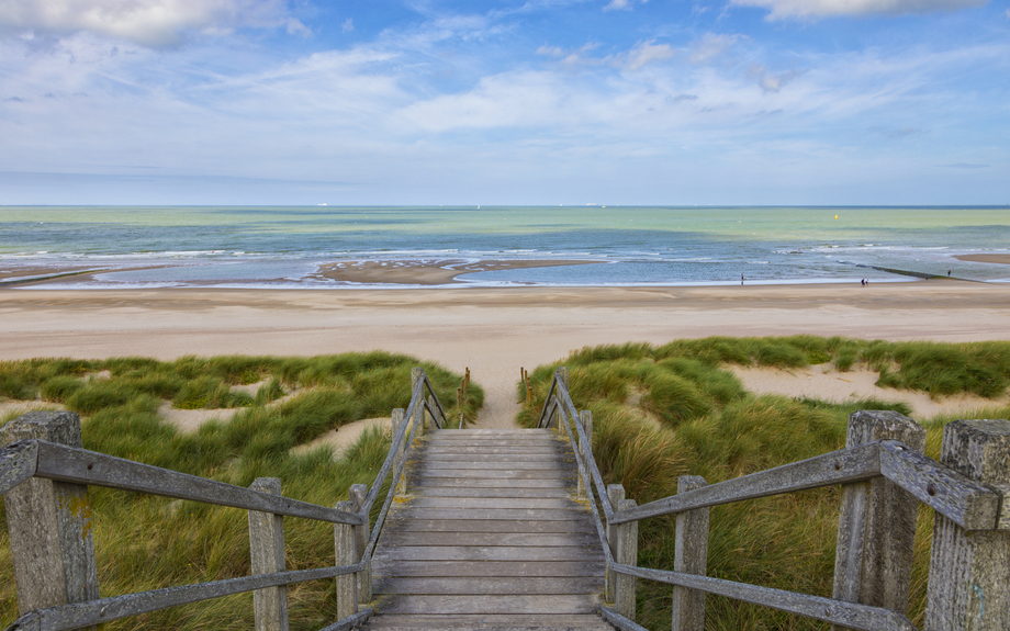 Nordseestrand in  Belgien