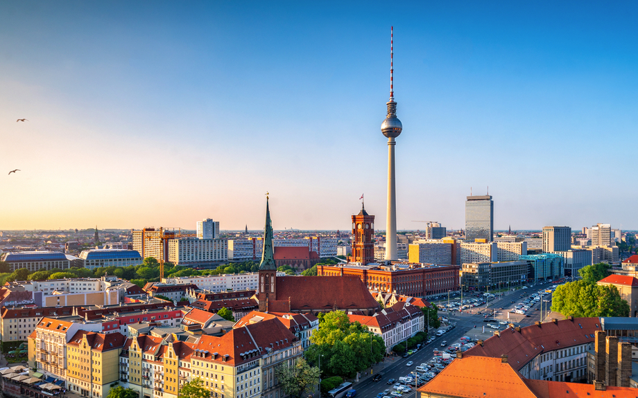 Berlin mit Nikolaiviertel, Berliner Dom und Fernsehturm