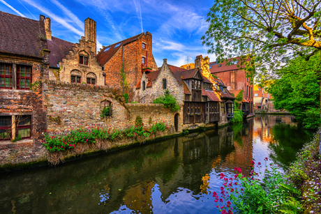  Kanal in der Innenstadt von Brügge