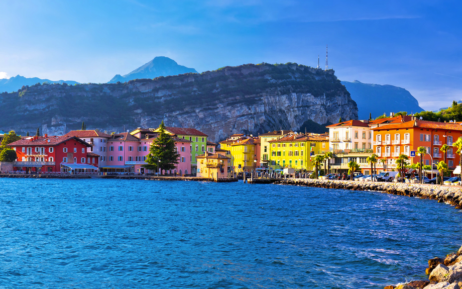 Torbole in der Provinz Trentino am Gardasee, Italien