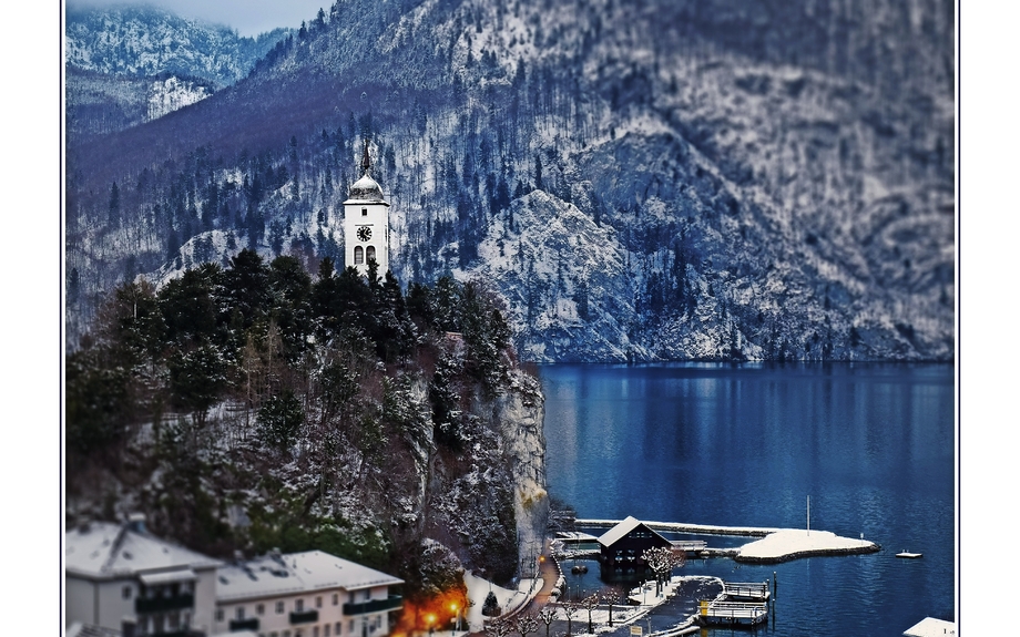 Johannesbergkapelle in Traunkirchen am Traunsee in Österreich
