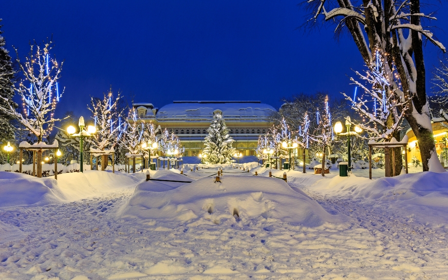 Kurpark Bad Ischl im Winter