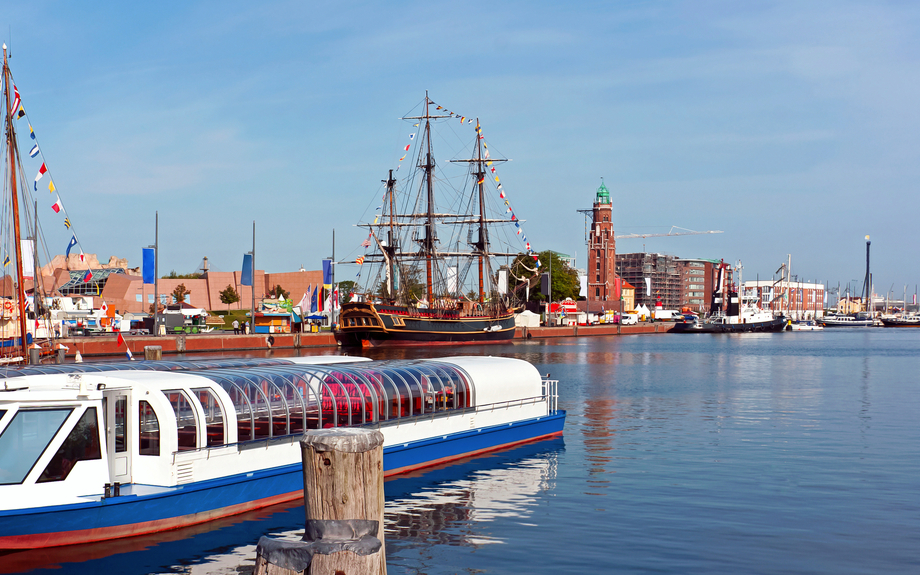 der Neue Hafen von Bremerhaven