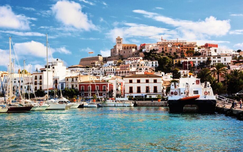 Panorama von Ibiza,Spanien