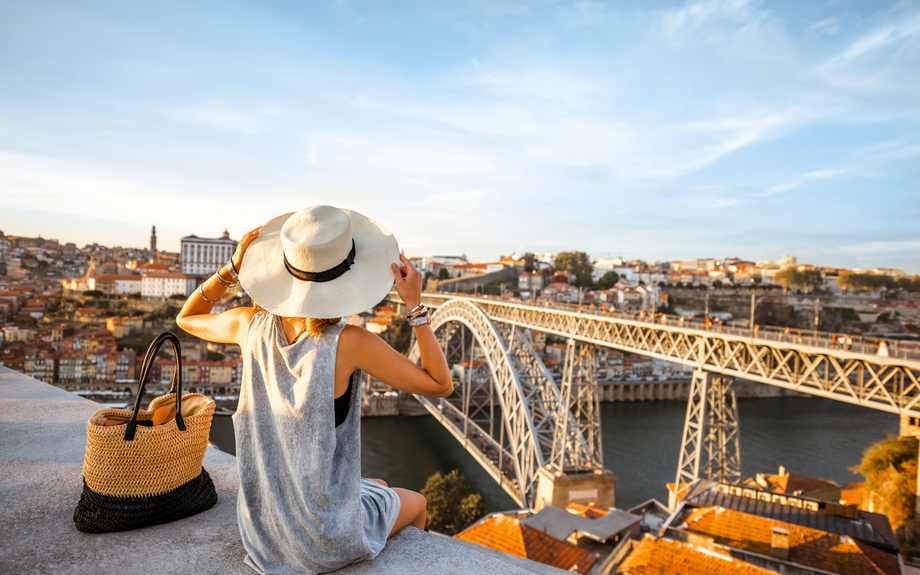 die Ponte Luis I - Brücke über dem Douro zwischen Porto und Vila Nova de Gaia
