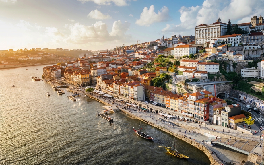 Porto bei Sonnenuntergang