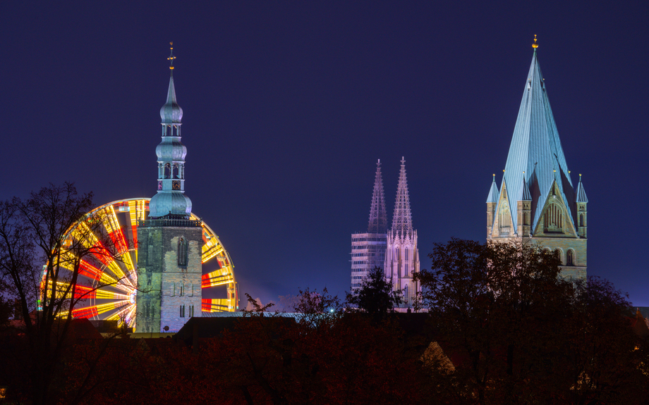 Kulisse Soest mit Riesenrad
