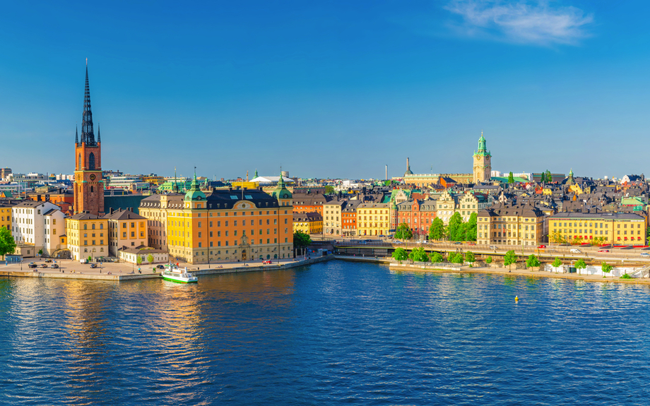Gamla Stan: Stockholms alte Skyline der Stadt