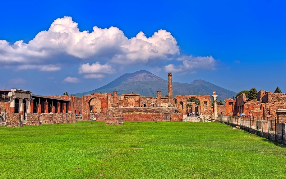 Pompeji und zum Vesuv, Neapel, Italien