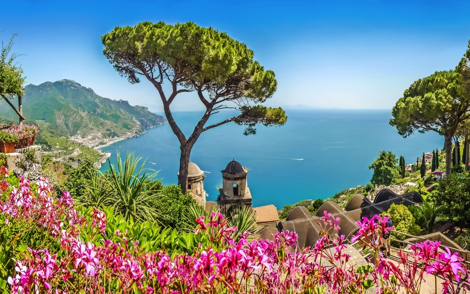 Ravello an der Amalfiküste, Italien
