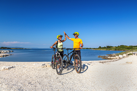 Fahrradtour an der Küste 
