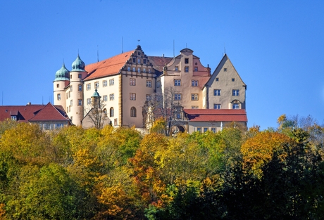Blick auf Kapfenburg in der Region Ostalb