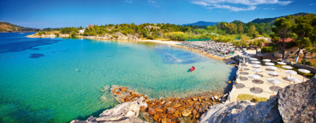 Talgo Strand auf der Halbinsel Sithonia