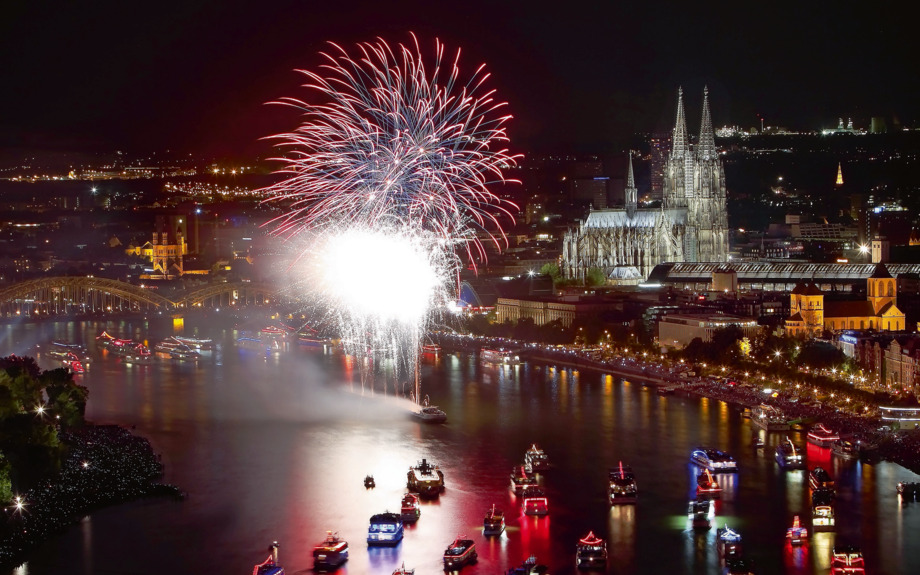 Feuerwerk über Köln