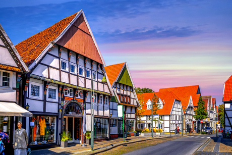 Altstadt von Rheda Wiedenbrück, Deutschland 