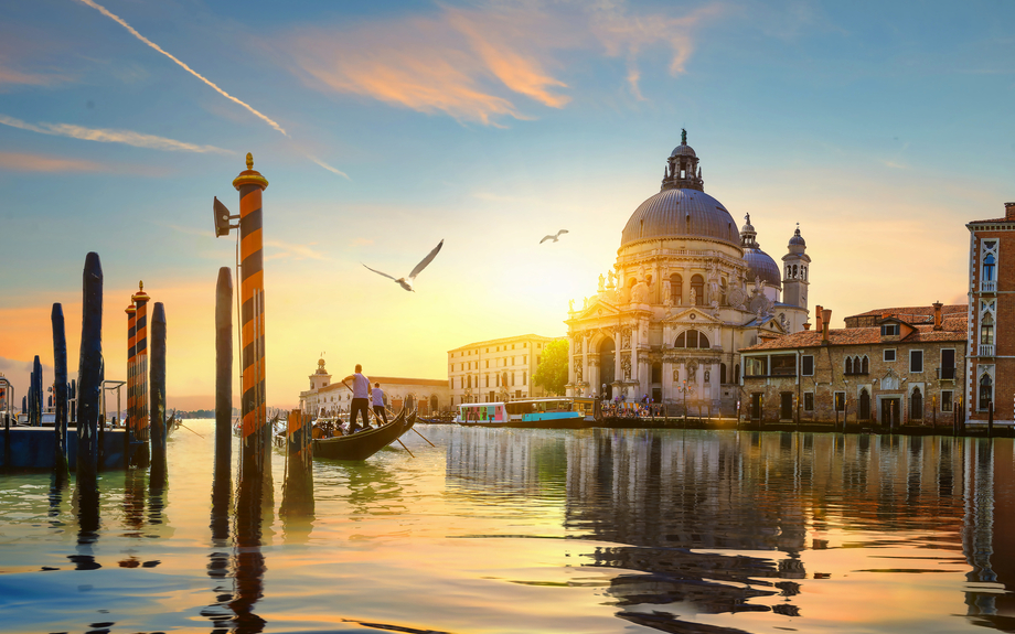 Gondoliere in Venedig