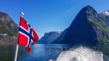 Aurlandsfjord in Norwegen