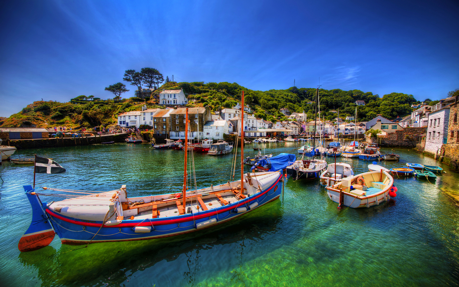 Hafen von Polperro