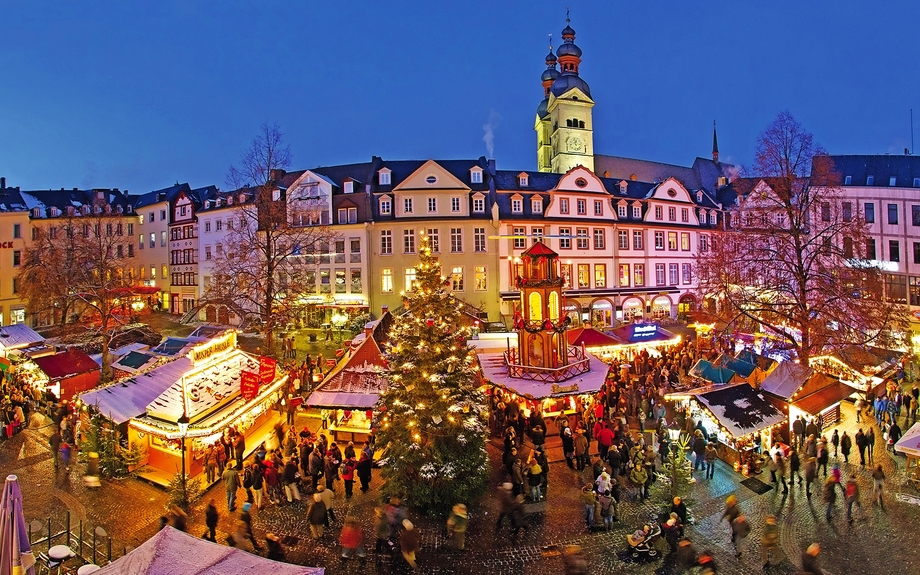 Koblenz Weihnachtsmarkt am Plan