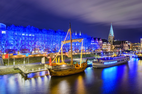 Weihnachtsmarkt in Bremen, Deutschland