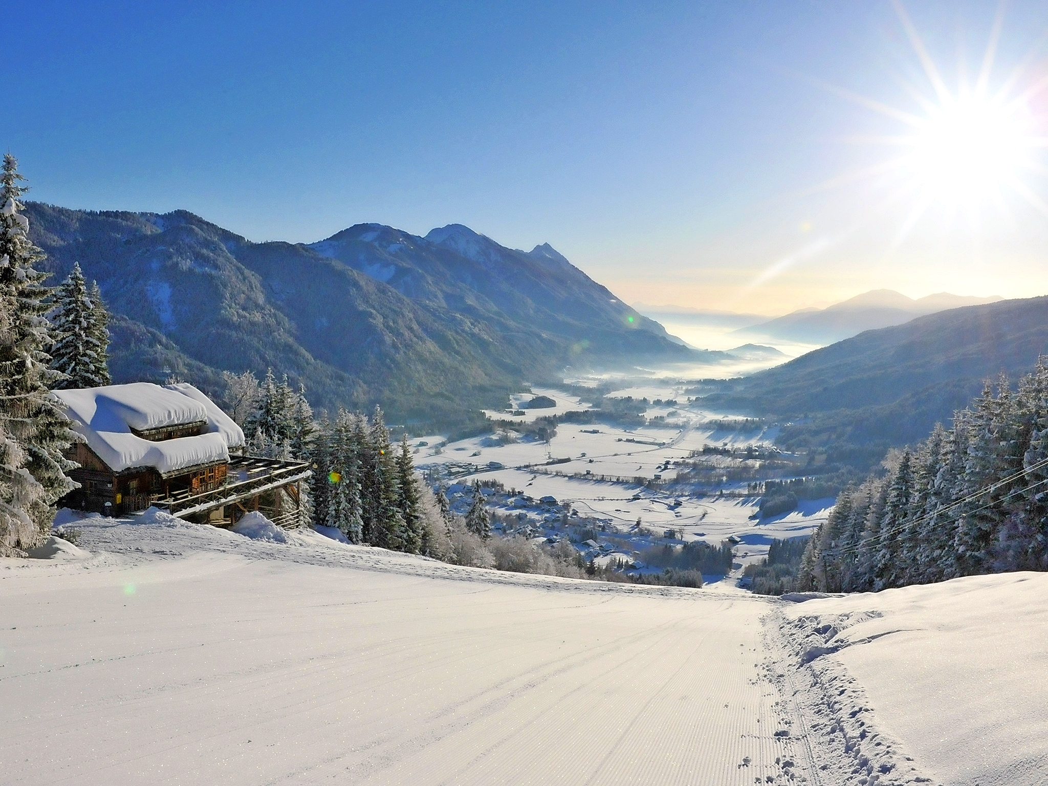 Blick von der Berggeisthütte