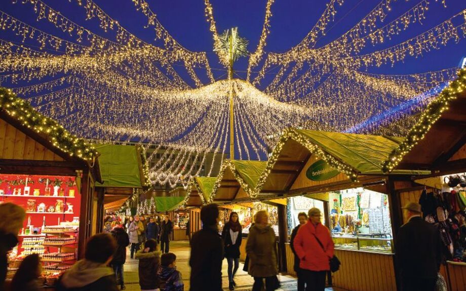 Weihnachtsmarkt in Essen, Deutschland