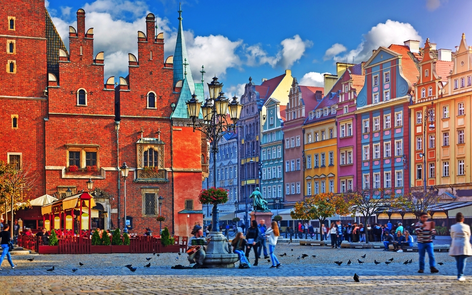 Marktplatz in Breslau