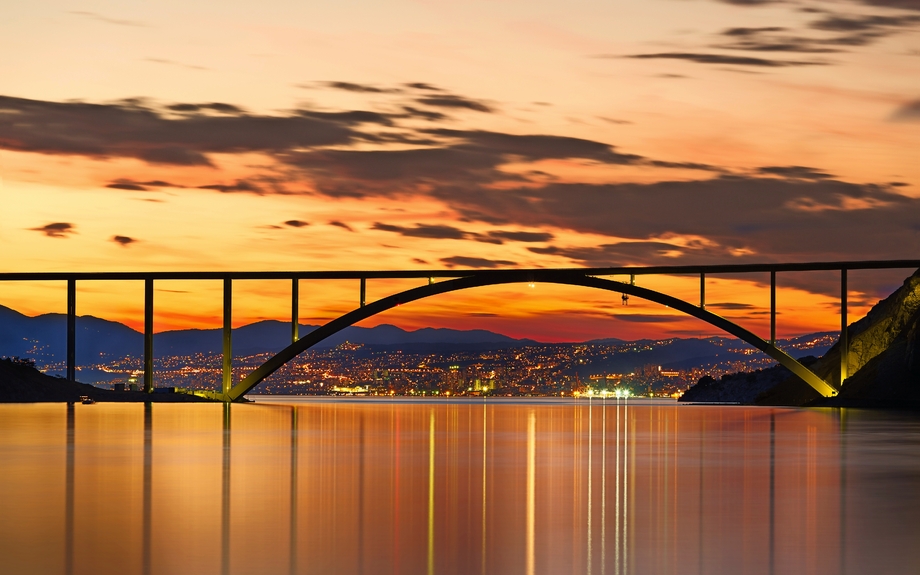 Brücke zu Krk Insel