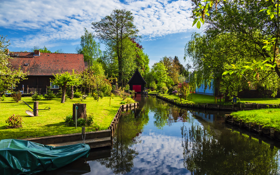 Kahnfahrt im Spreewald, Deutschland